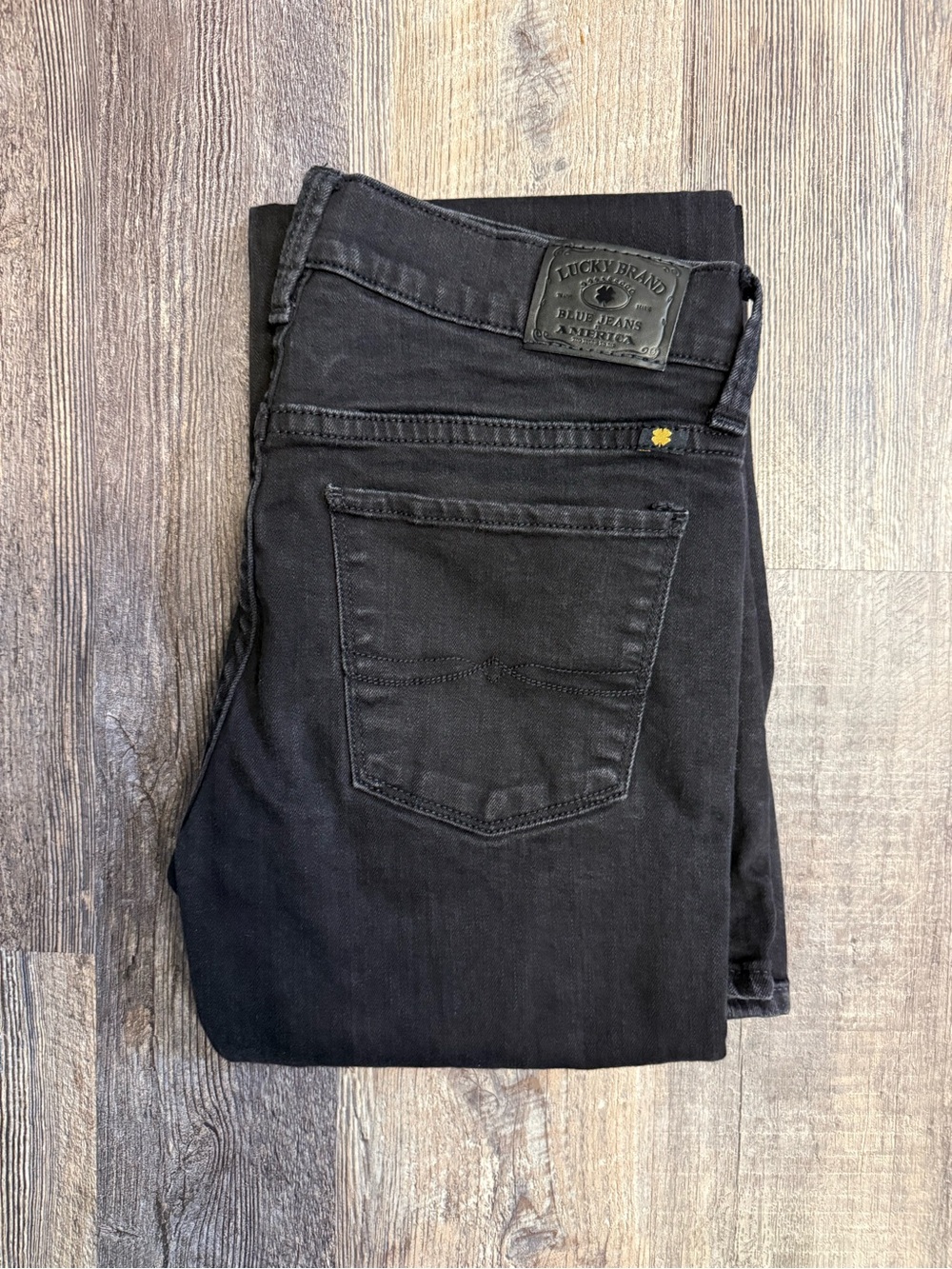 Lucky Brand Brooke Flare Black Flare Leg Jeans Women’s 2/26 Stretch Denim